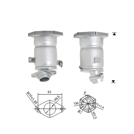DPF és Magnaflow katalizátorok konkrét típushoz Magnaflow Katalizátor NISSAN | race-shop.hu