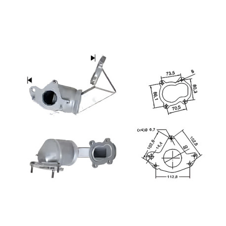 DPF és Magnaflow katalizátorok konkrét típushoz Magnaflow Katalizátor NISSAN OPEL RENAULT | race-shop.hu