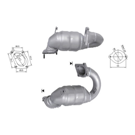 DPF és Magnaflow katalizátorok konkrét típushoz Magnaflow Katalizátor NISSAN RENAULT | race-shop.hu