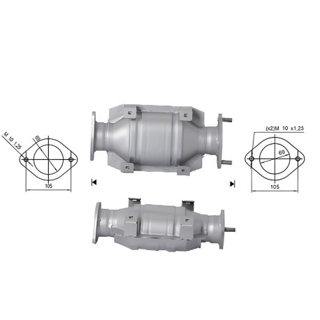 DPF és Magnaflow katalizátorok konkrét típushoz Magnaflow Katalizátor NISSAN | race-shop.hu
