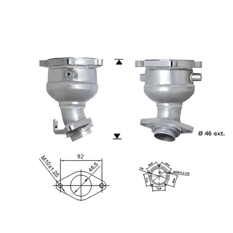 DPF és Magnaflow katalizátorok konkrét típushoz Magnaflow Katalizátor NISSAN | race-shop.hu
