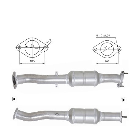 DPF és Magnaflow katalizátorok konkrét típushoz Magnaflow Katalizátor NISSAN | race-shop.hu