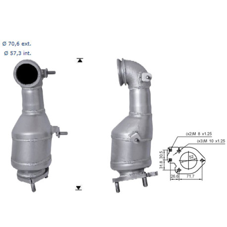 DPF és Magnaflow katalizátorok konkrét típushoz Magnaflow Katalizátor OPEL | race-shop.hu