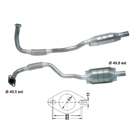 DPF és Magnaflow katalizátorok konkrét típushoz Magnaflow Katalizátor OPEL | race-shop.hu