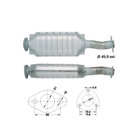 DPF és Magnaflow katalizátorok konkrét típushoz Magnaflow Katalizátor OPEL | race-shop.hu