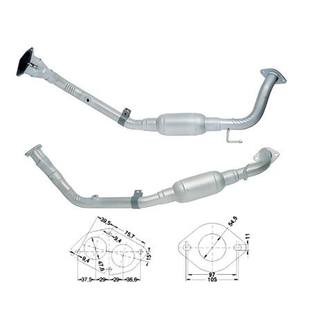 DPF és Magnaflow katalizátorok konkrét típushoz Magnaflow Katalizátor OPEL | race-shop.hu