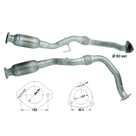 DPF és Magnaflow katalizátorok konkrét típushoz Magnaflow Katalizátor OPEL | race-shop.hu