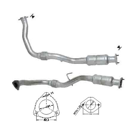 DPF és Magnaflow katalizátorok konkrét típushoz Magnaflow Katalizátor OPEL | race-shop.hu