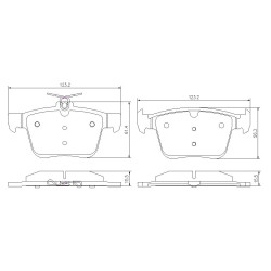 Pedders 6720075E SportsRyder EURO Kevlar kerámia betétek