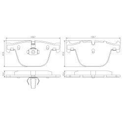 SportsRyder EURO Kevlar kerámia fékbetét Pedders 6720039E