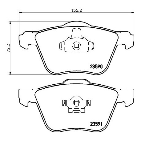 Pedders Féktárcsák Féktárcsa betétek Pedders 6700023 | race-shop.hu