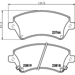 Féktárcsabetétek Pedders 6700013