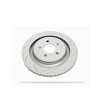 Pedders 6560088SGR Slotted & Dimpled Geomet Coated Rotor