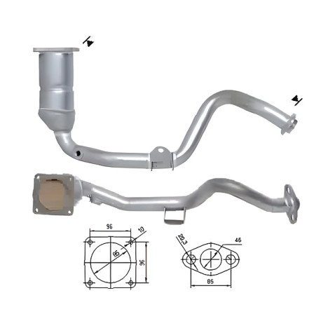 DPF és Magnaflow katalizátorok konkrét típushoz Magnaflow Katalizátor PEUGEOT | race-shop.hu