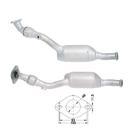 DPF és Magnaflow katalizátorok konkrét típushoz Magnaflow Katalizátor RENAULT | race-shop.hu