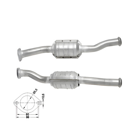 DPF és Magnaflow katalizátorok konkrét típushoz Magnaflow Katalizátor RENAULT | race-shop.hu