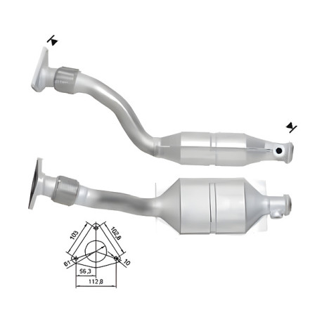 DPF és Magnaflow katalizátorok konkrét típushoz Magnaflow Katalizátor RENAULT | race-shop.hu