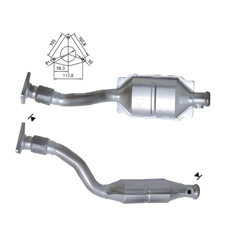 DPF és Magnaflow katalizátorok konkrét típushoz Magnaflow Katalizátor RENAULT | race-shop.hu