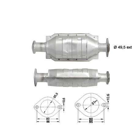 DPF és Magnaflow katalizátorok konkrét típushoz Magnaflow Katalizátor RENAULT | race-shop.hu
