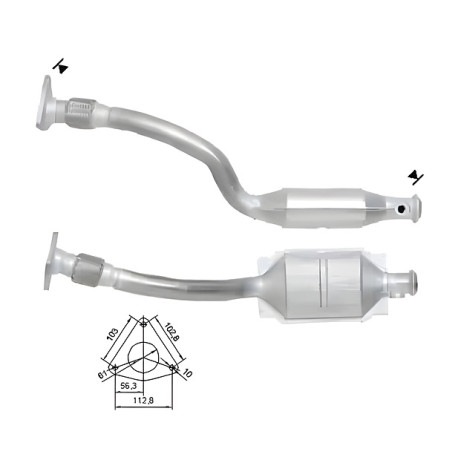 DPF és Magnaflow katalizátorok konkrét típushoz Magnaflow Katalizátor RENAULT | race-shop.hu