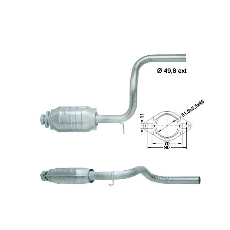 DPF és Magnaflow katalizátorok konkrét típushoz Magnaflow Katalizátor RENAULT | race-shop.hu
