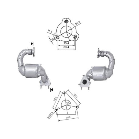 DPF és Magnaflow katalizátorok konkrét típushoz Magnaflow Katalizátor RENAULT | race-shop.hu