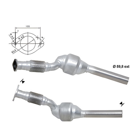 DPF és Magnaflow katalizátorok konkrét típushoz Magnaflow Katalizátor RENAULT | race-shop.hu