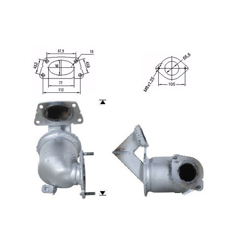DPF és Magnaflow katalizátorok konkrét típushoz Magnaflow Katalizátor RENAULT | race-shop.hu