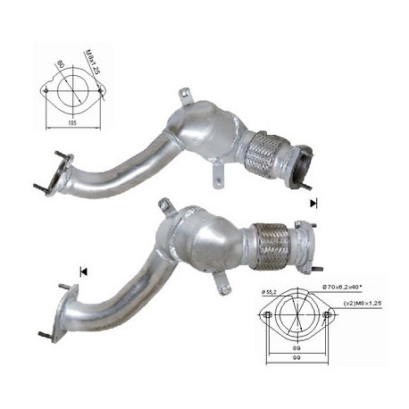 DPF és Magnaflow katalizátorok konkrét típushoz Magnaflow Katalizátor RENAULT | race-shop.hu