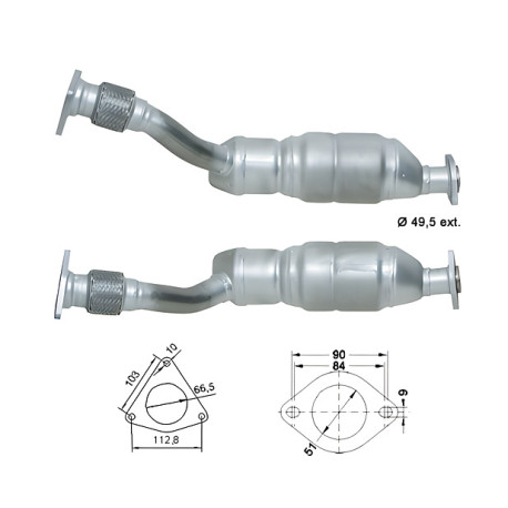 DPF és Magnaflow katalizátorok konkrét típushoz Magnaflow Katalizátor RENAULT | race-shop.hu