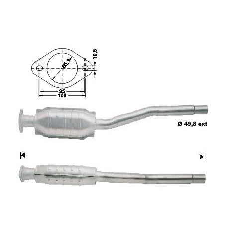 DPF és Magnaflow katalizátorok konkrét típushoz Magnaflow Katalizátor RENAULT | race-shop.hu