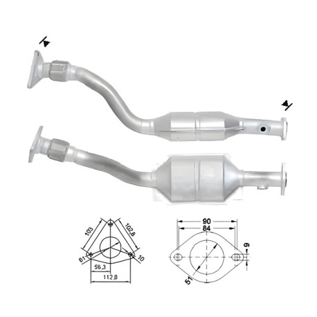 DPF és Magnaflow katalizátorok konkrét típushoz Magnaflow Katalizátor RENAULT | race-shop.hu
