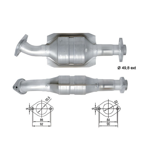DPF és Magnaflow katalizátorok konkrét típushoz Magnaflow Katalizátor RENAULT | race-shop.hu
