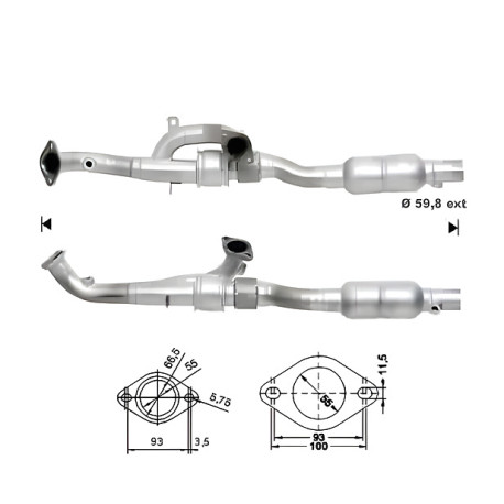 DPF és Magnaflow katalizátorok konkrét típushoz Magnaflow Katalizátor ROVER | race-shop.hu