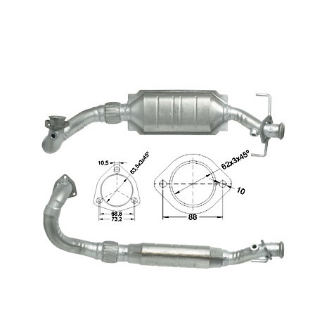DPF és Magnaflow katalizátorok konkrét típushoz Magnaflow Katalizátor SAAB | race-shop.hu