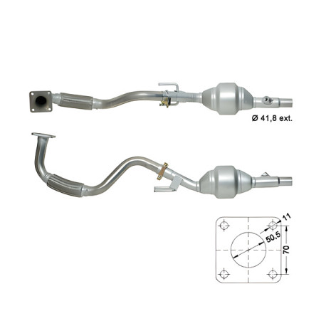 DPF és Magnaflow katalizátorok konkrét típushoz Magnaflow Katalizátor SEAT VOLKSWAGEN | race-shop.hu