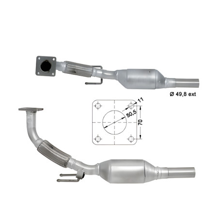 DPF és Magnaflow katalizátorok konkrét típushoz Magnaflow Katalizátor SEAT VOLKSWAGEN | race-shop.hu