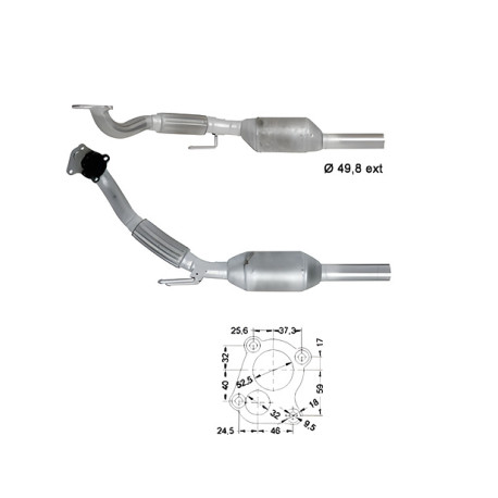 DPF és Magnaflow katalizátorok konkrét típushoz Magnaflow Katalizátor SEAT VOLKSWAGEN | race-shop.hu