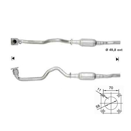 DPF és Magnaflow katalizátorok konkrét típushoz Magnaflow Katalizátor SEAT VOLKSWAGEN | race-shop.hu