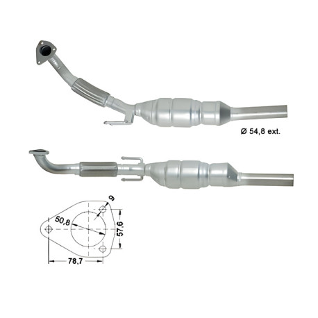 DPF és Magnaflow katalizátorok konkrét típushoz Magnaflow Katalizátor SEAT SKODA VOLKSWAGEN | race-shop.hu