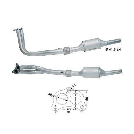 DPF és Magnaflow katalizátorok konkrét típushoz Magnaflow Katalizátor SKODA VOLKSWAGEN | race-shop.hu