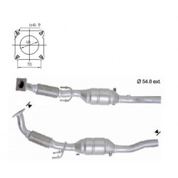 Magnaflow Katalizátor SKODA VOLKSWAGEN