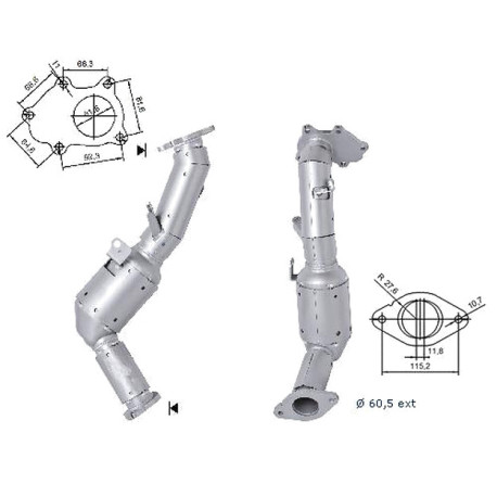 DPF és Magnaflow katalizátorok konkrét típushoz Magnaflow Katalizátor SUBARU | race-shop.hu