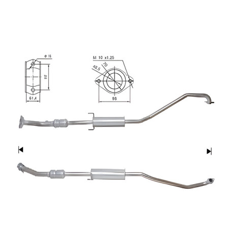 DPF és Magnaflow katalizátorok konkrét típushoz Magnaflow Katalizátor TOYOTA | race-shop.hu