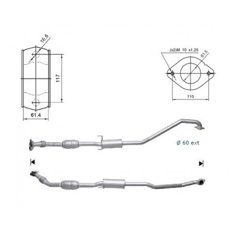 DPF és Magnaflow katalizátorok konkrét típushoz Magnaflow Katalizátor TOYOTA | race-shop.hu