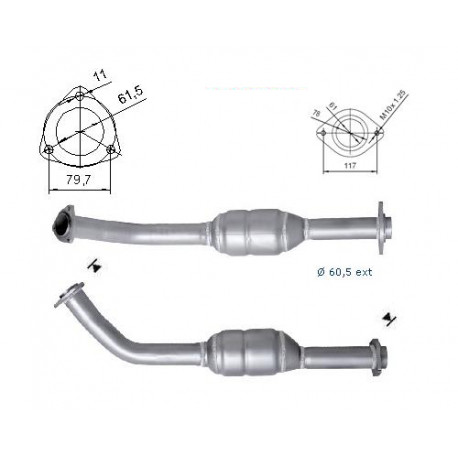 DPF és Magnaflow katalizátorok konkrét típushoz Magnaflow Katalizátor TOYOTA | race-shop.hu