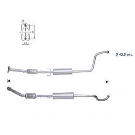 DPF és Magnaflow katalizátorok konkrét típushoz Magnaflow Katalizátor TOYOTA | race-shop.hu