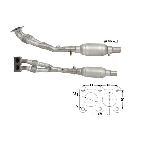 DPF és Magnaflow katalizátorok konkrét típushoz Magnaflow Katalizátor VOLKSWAGEN | race-shop.hu