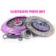 Kuplung és lendkerék Xtreme Performance KNI25025-1T Xtreme Performance Steel Backed Facing Clutch Kit | race-shop.hu