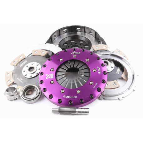 Kuplung és lendkerék Xtreme Performance KNI23538-2E Xtreme Performance 230mm Rigid Ceramic Twin Plate Clutch Kit Incl Flywheel 1800Nm | race-shop.hu